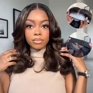 Celie Hair 200% Density Ombre Brown Highlight 1B/2/30 Glueless Wig 6x5 HD Lace Butterfly Layered Cut Ready to Go Human Hair Wigs Pre Bleached Pre Plucked Middle Part Side Part Closure Wig Beginner Friendly #TikTokShopHolidayHaul
