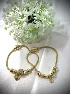 Hermosas pullseras de oro laminado 14k medida 7 pilgadas y media