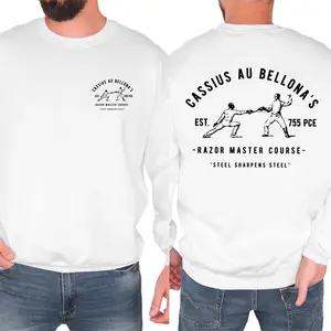 Cassius Razor Trainer T-Shirt, Sweatshirt, Hoodie – Red Rising Merch for Howlers, Unisex Book Lover Pullover, Classic Cotton Fan Gift