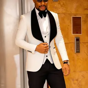 Mens 3 Piece Floral Tuxedo, Jacquard Slim Suit Set, Paisley Blazer Vest And Pants For Prom Wedding