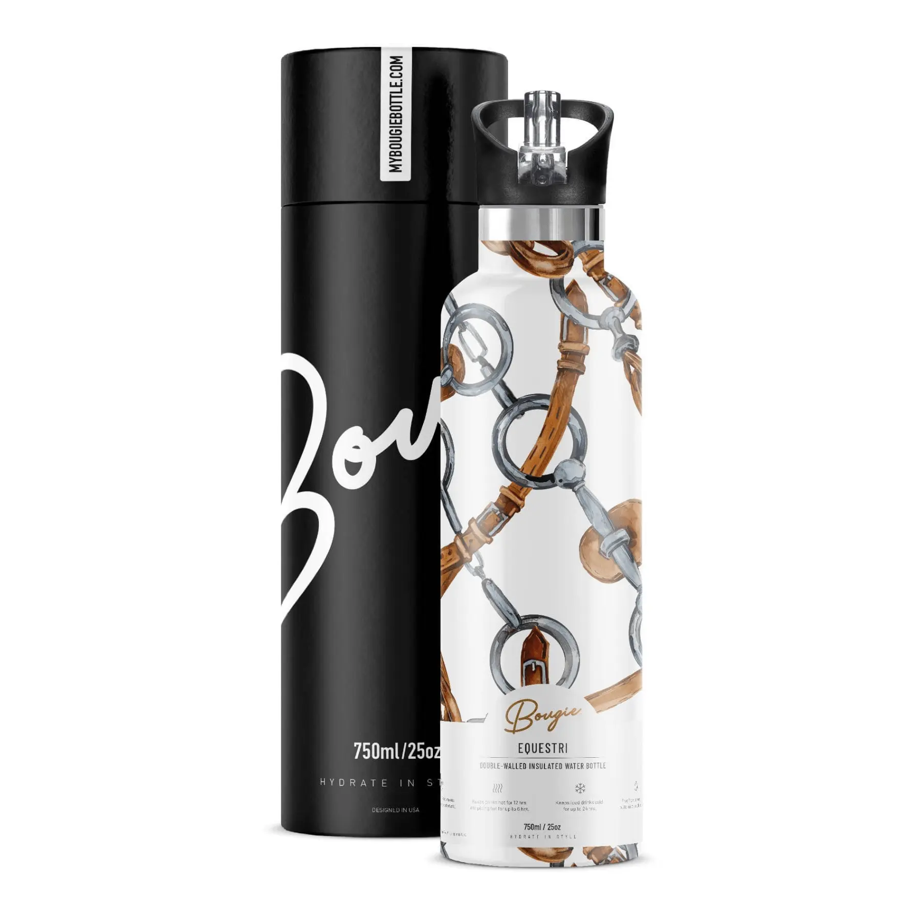 Equestri Scarf Insulated Water Bottle