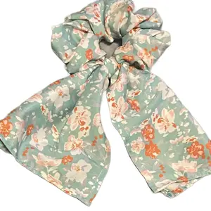 Skyblue Hair Scarf Scrunchie for Women - Fashion Hair Accessory