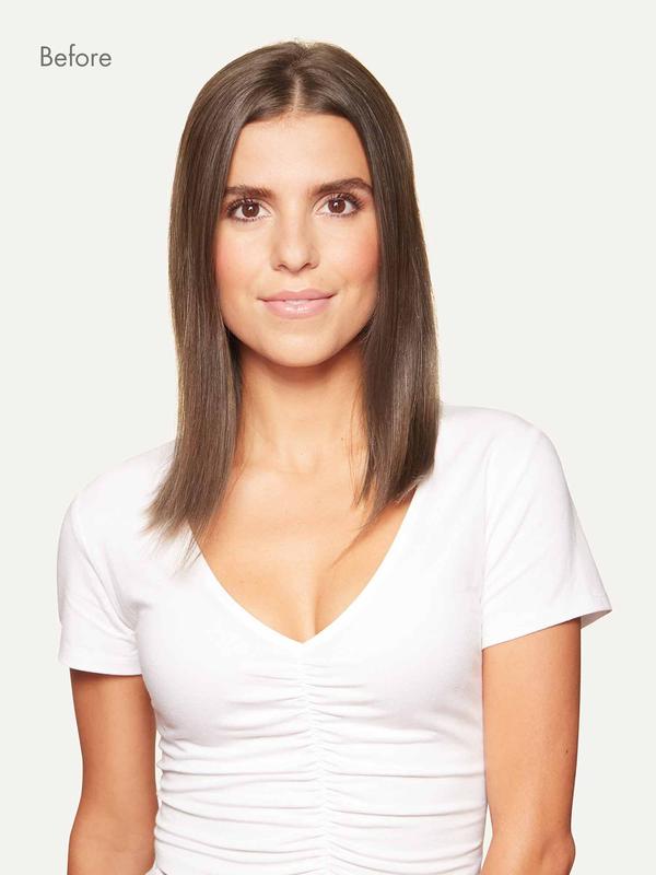 20" Seamless Ash Brown Balayage Clip-Ins (180g)