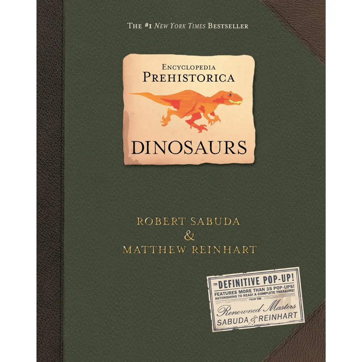 Encyclopedia Prehistorica Dinosaurs | Interactive Pop-Up Dinosaur Book - Hardcover