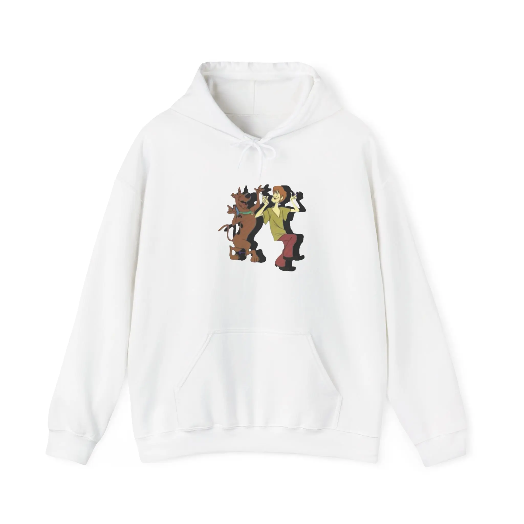 Scooby-Doo Crew Unisex Hoodie - Cozy Cartoon Sweatshirt for Fans, Halloween Costume, Movie Night, Birthday Gift, Cartoon Lovers Casual Medium Cotton Polyester Fabric Menswear Kangaroo Pocket