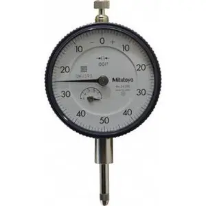 Mitutoyo Dial Drop Indicator: 0.5" Range, 0-50-0 Dial Reading, 0.001" Graduation, 2-1/4" Dial Dia 0.1" per Revolution, Lug Back, 0.001000" Accuracy, Revolution Counter 2415A