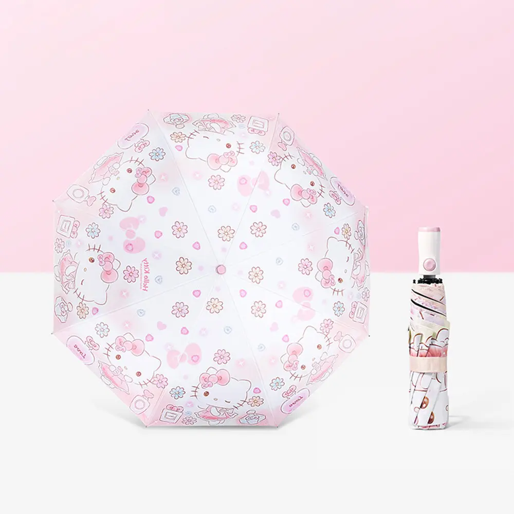 MINISO Sanrio Sun Umbrella Portable Foldable Cute Versatile for Sun Rain