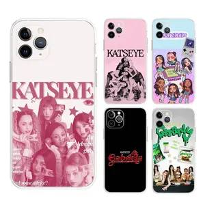 K-Katseye Gabriela Girls For iPhone 17 promax 17 16 15 14 13 12 11 Mini Pro Max Air X XR XSMAX & Samsung Galaxy S26 S25 S24 S23 S22 S21 FE Ultra Plus EDGE  Transparent cover shockproof protection soft Silicone back Phone Case