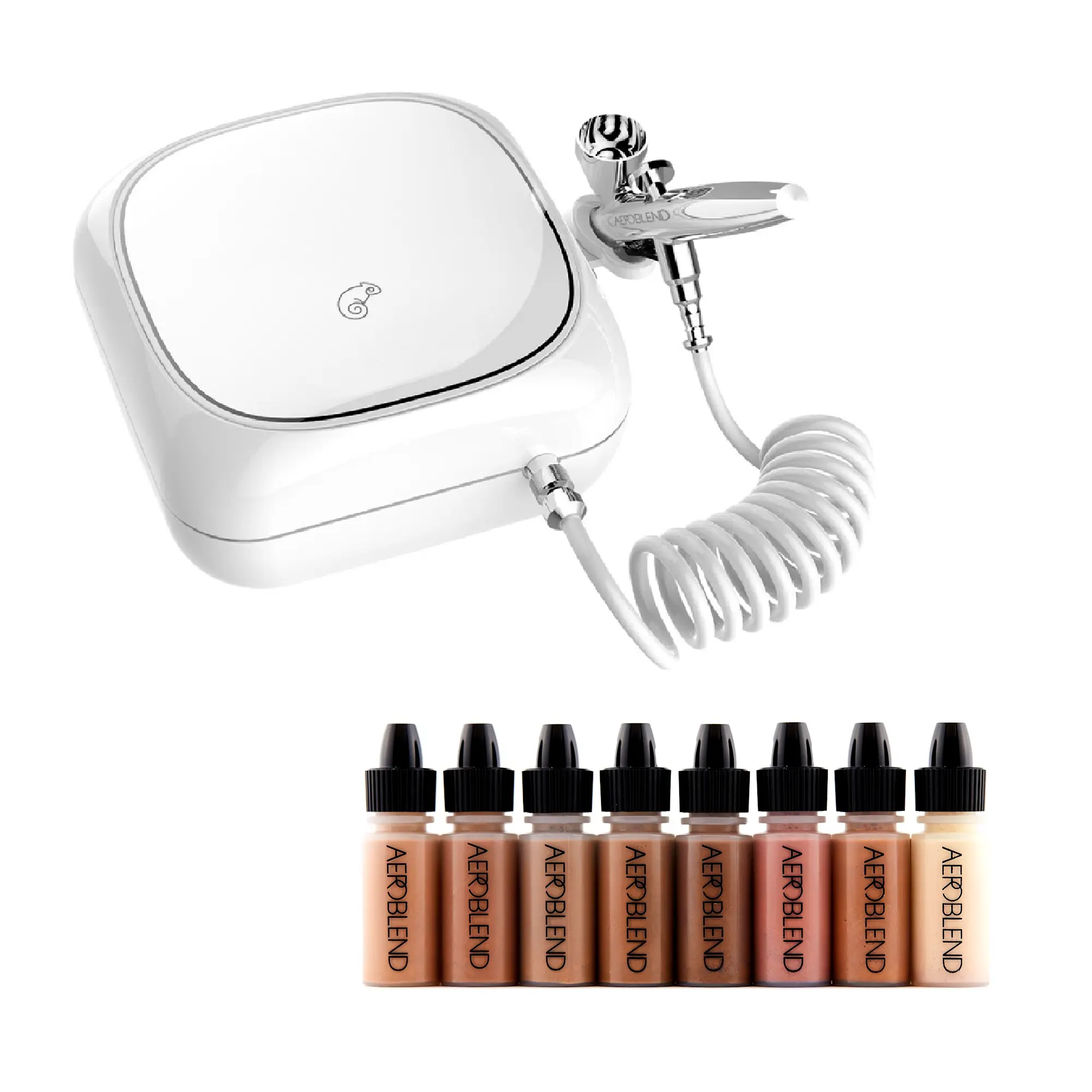 AEROBLEND Personal Airbrush Makeup Starter Kit - 10 piece set - TikTok Shop