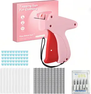 Clothing Tagging Gun, Toy Tagging, Quilt Tagging Gun, 6-Stitch Tagging Gun and 2000 Fasteners, Wardrobe Helper - Quick Clothing Fixer - Tagging Stitch Tool