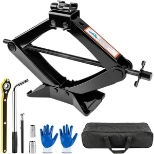 3 Ton (6610 Lbs)  Jack,  Heavy Duty Scissor Jack, Professional Spare Tire Changing Kit with Lug Wrench, Portable   Lift Jack Kit for , SUV, Sedan, Crossover