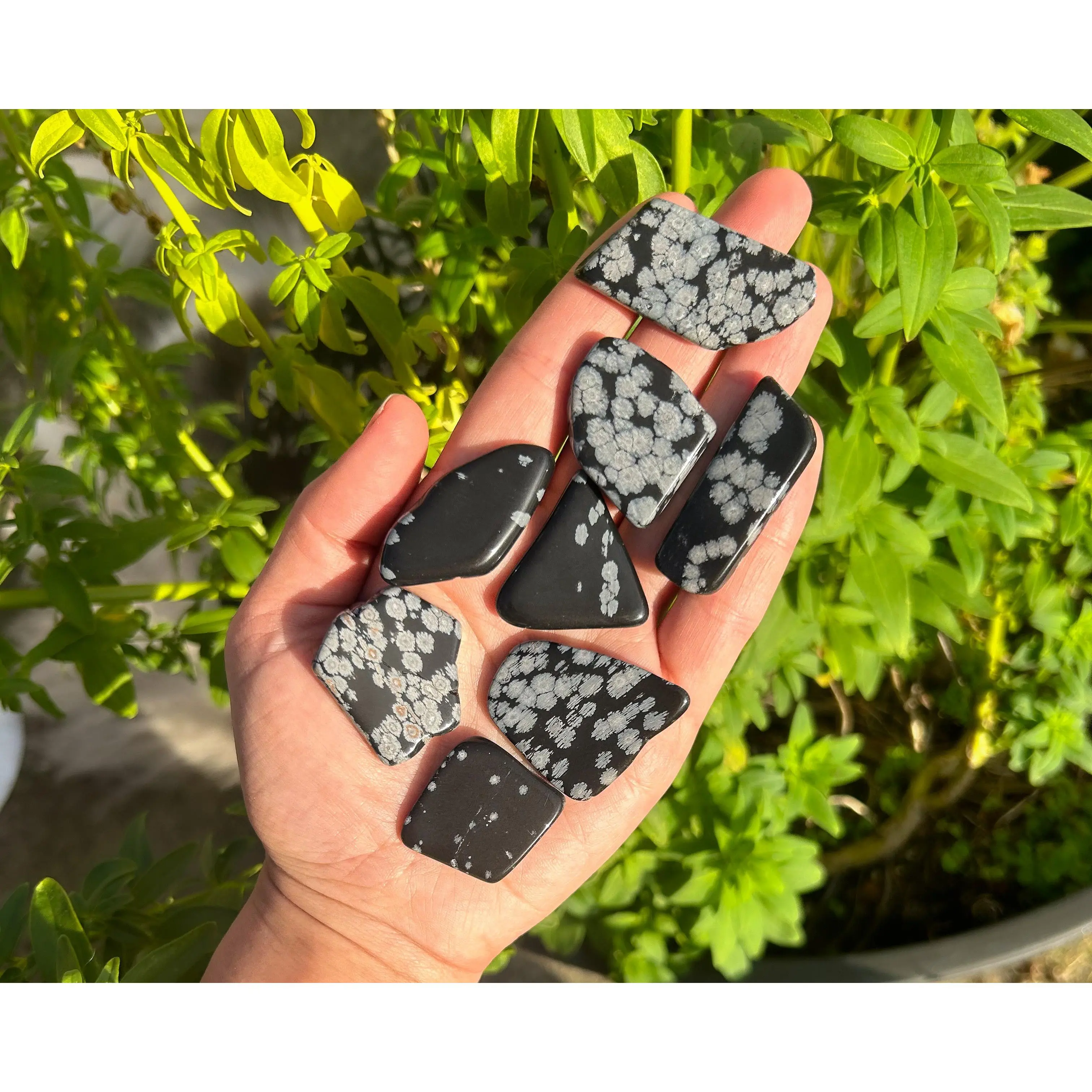 Snowflake Obsidian Tumble
