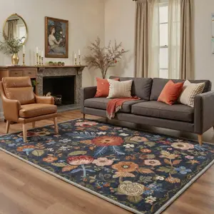 【Deals For You Days】BEIMO Area Rug – Soft, Non-Slip, Pet Friendly, Machine Washable Floor Rug, Home Carpet, Stylish Decor for Any Room ,ARF2075-BLOOM