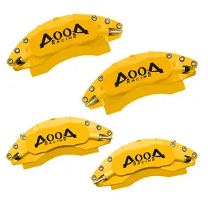 Yellow Caliper Covers Aluminum Type Fit for Toyota Camry Vehicle Specific (2 Front and 2 Rear)