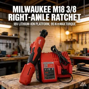 Milwaukee M18 3/8" Lithium-Ion 90-Degree Ratchet Wrench, Brushless Version