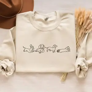 Dachshund Sweatshirt | Doxie Mom Crewneck | Funny Wiener Dog Pullover | Cute Dachshund Lover Gift | Cozy Dog Mom Sweater | Wiener Dog Owner Shirt