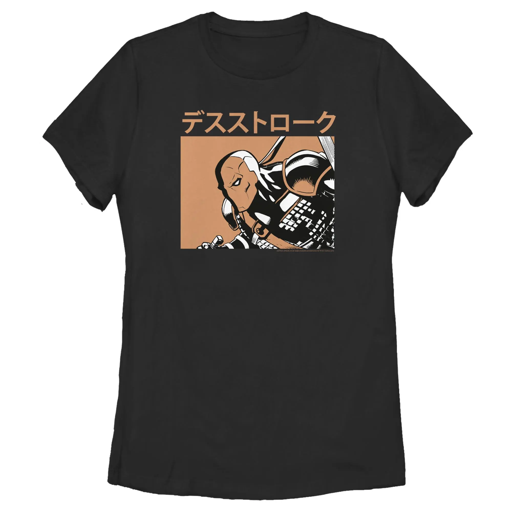 Women's Short-Sleeve The Suicide Squad Deathstroke Graphic T-Shirt, Fit Streetwear Casual Everyday Top