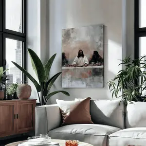 Lakelzdecor The Last Supper Poster Set Of 3 By Leonardo Da Vinci Wall Art Featuring Jesus For Various Sizes And Styles P Simple Posters (No Frame)