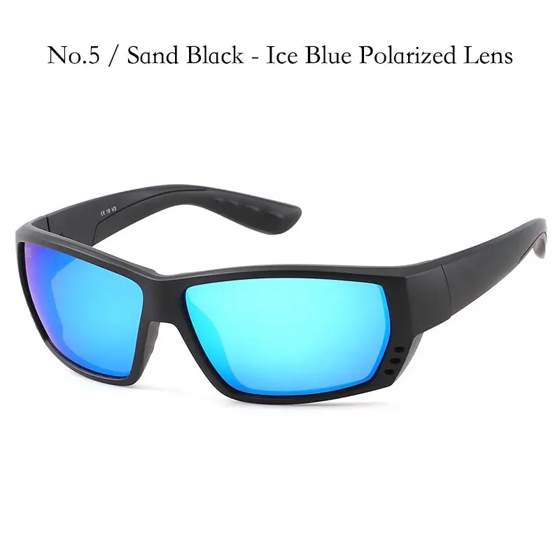 Sand black-ice blue polarized lens