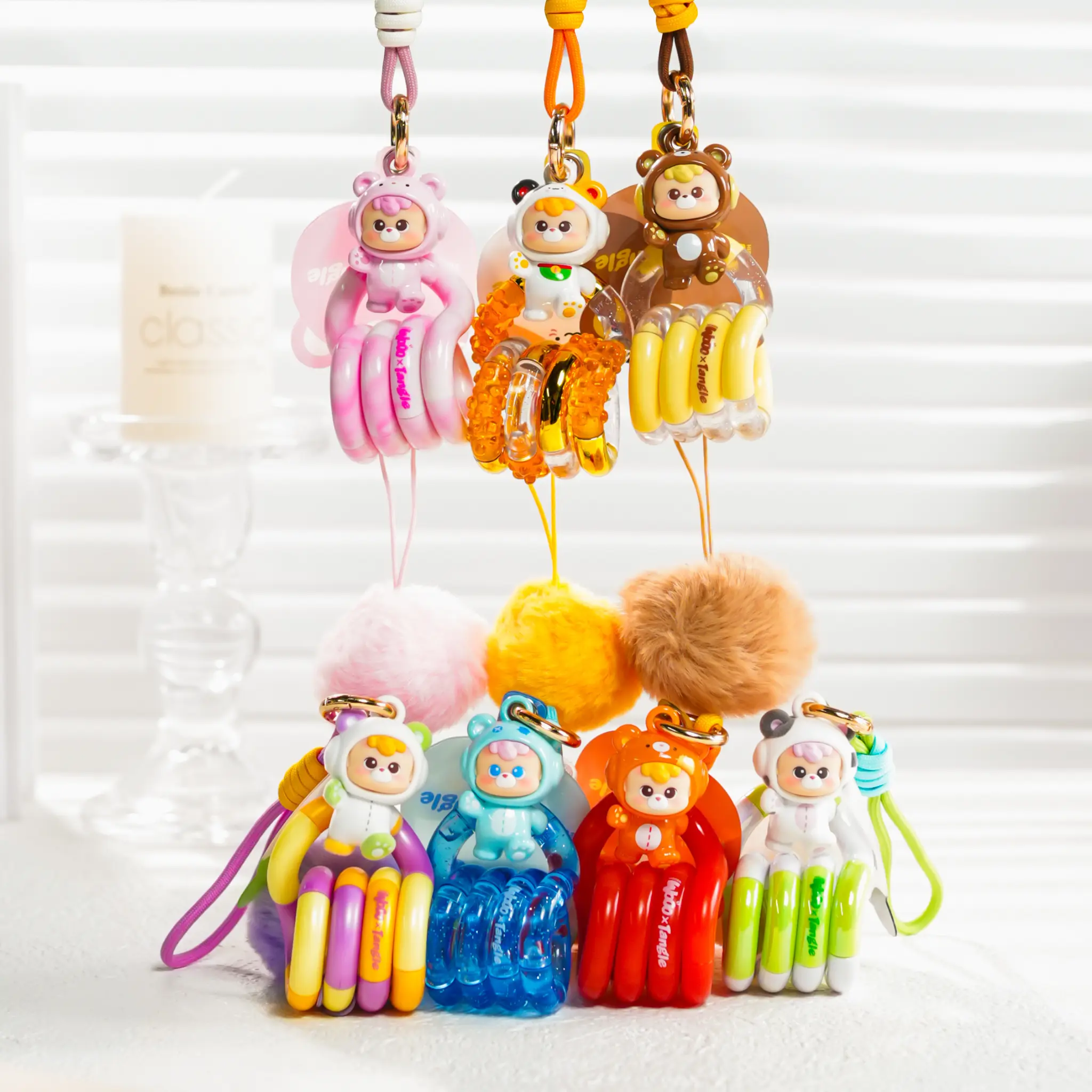 NEW! Tangle® x HiddenWooo Abebe Bear Pendant Blind Box NEW! Tangle® x HiddenWooo Abebe Bear Pendant Blind Box