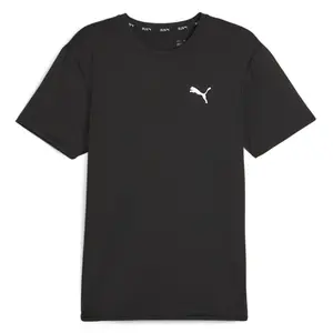 PUMA Mens Run Cloudspun Crew Neck Short Sleeve Athletic Casual Tops Casual Breathable - Black
