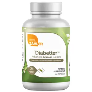 Zahler Diabetter Advanced Glucose Support Supplement with Cinnamon, Certified Kosher, 180 Capsules, Dietary Supplement for Healthcare