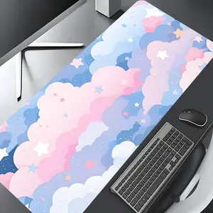 Dreamy Sky Extra Large Gaming Mouse Pad, Beautiful Desktop Decoration with Non-Slip Rubber Edge, Multi Size Perfect for Laptops and Desktops, Ideal Gift for Boys, Girls, Kids