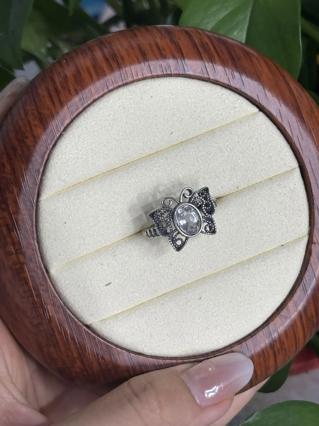 Astrid(17719)gc.Butterfly Quartz Ring