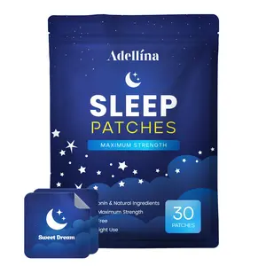 Adellina Sleep Patches for Sleep : Better All Natural Cruelty Free Sleep Aid Alternative 30 Patches Peel Herbal Comfort