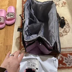 PAVILIA Knitting Bag Yarn Storage Tote, Large Crochet Organizer Bag, Yarn Storage Holder for Crocheting Knitter, Knitting Project Bag, Crochet Accessories Set, Gifts For Crochet Lovers