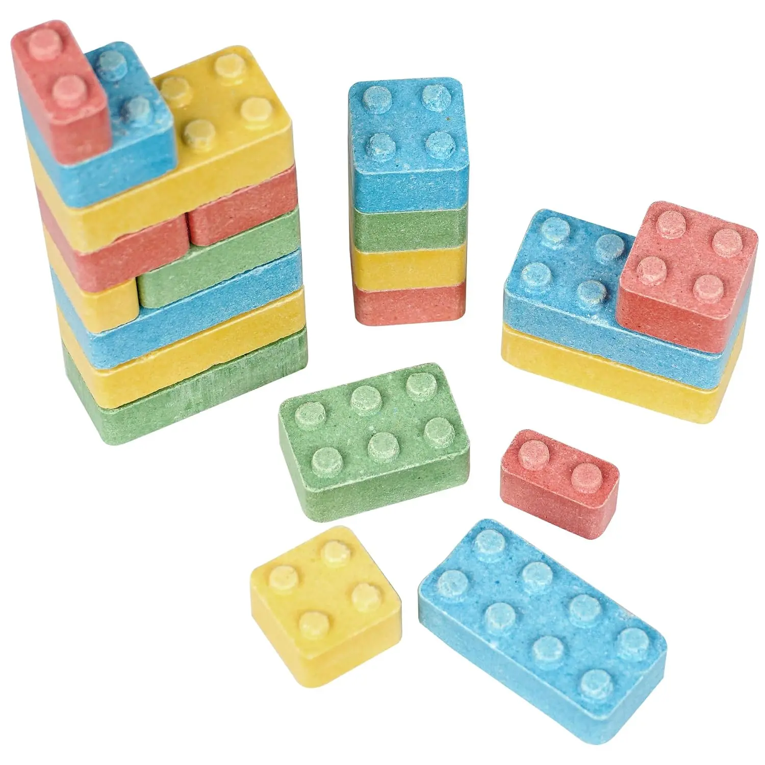 Candy Blox Activity Candies - 3lb Bulk Bag of Colorful Blocks, Ideal for Birthday Parties, Party Favors & Sharing with Friends/Family