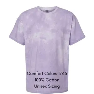 Pick-Your-Print Comfort Colors Color Blast Unisex Cotton Tee shirt Graphic Shirt Menswear Classic Top