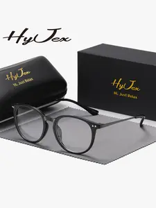 HyJex 1 Piece Unisex Modern Minimalist Style Full Frame Plaon Glasses Highlighting A Sense Of Lightness Square Frame Plaon Glasses