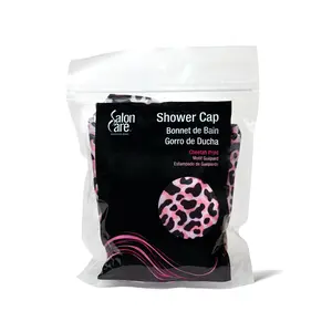 Salon Care Cheetah Print Shower Cap