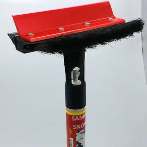 Sammy 5-IN-1 Windshield Ice Scraper Brush Squeegee with Build-in Spray Bottle for Efficient Snow Removal
