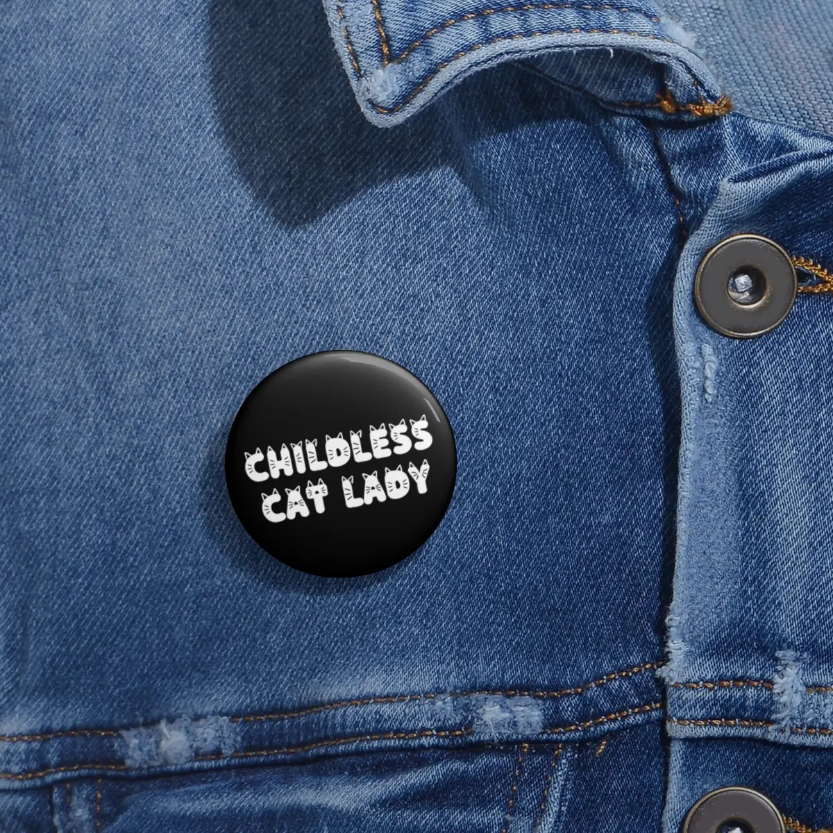 "Childless Cat Lady" Pin - Inspired by Kamala Harris