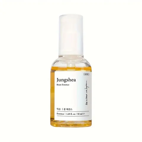 JUNGSHEA Bean Ferment Essence - Daily Use Serum, Dewy Hydrating Deep Moisture Skincare, Exfoliating Radiant Glow Up Formula, Brightening Healthy Serums & Essences for Morning Routine