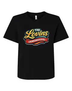 The Lovins large logo woman’s tee.