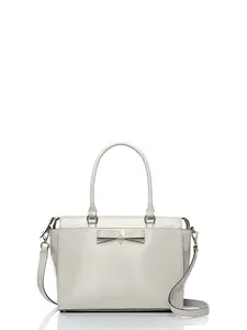 Kate Spade Beacon Court Jeanne Patent Leather Satchel, Light Smoke