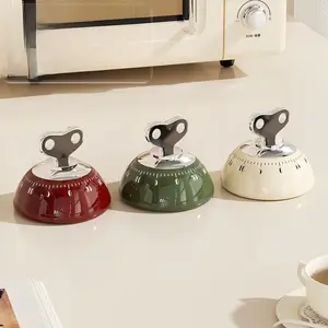 Magnetic Kitchen Timer, Luxury Precision Countdown Timer for Refrigerator and Desktop, Mechanical Timer for Cooking, Kitchen Egg Timer