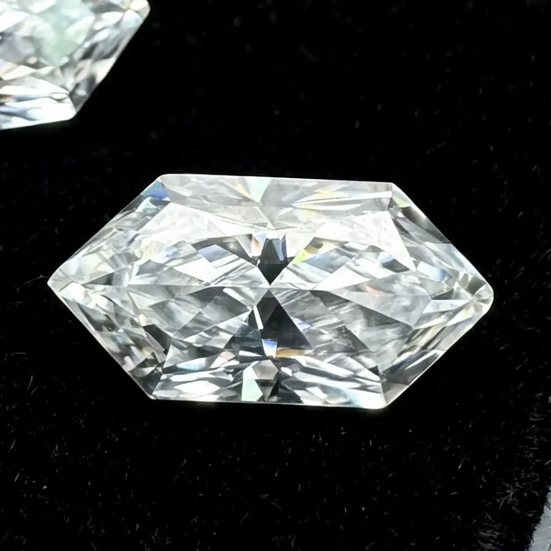 2.5CT Dutch marquis cut moissanite-6*12mm - GRA Certified