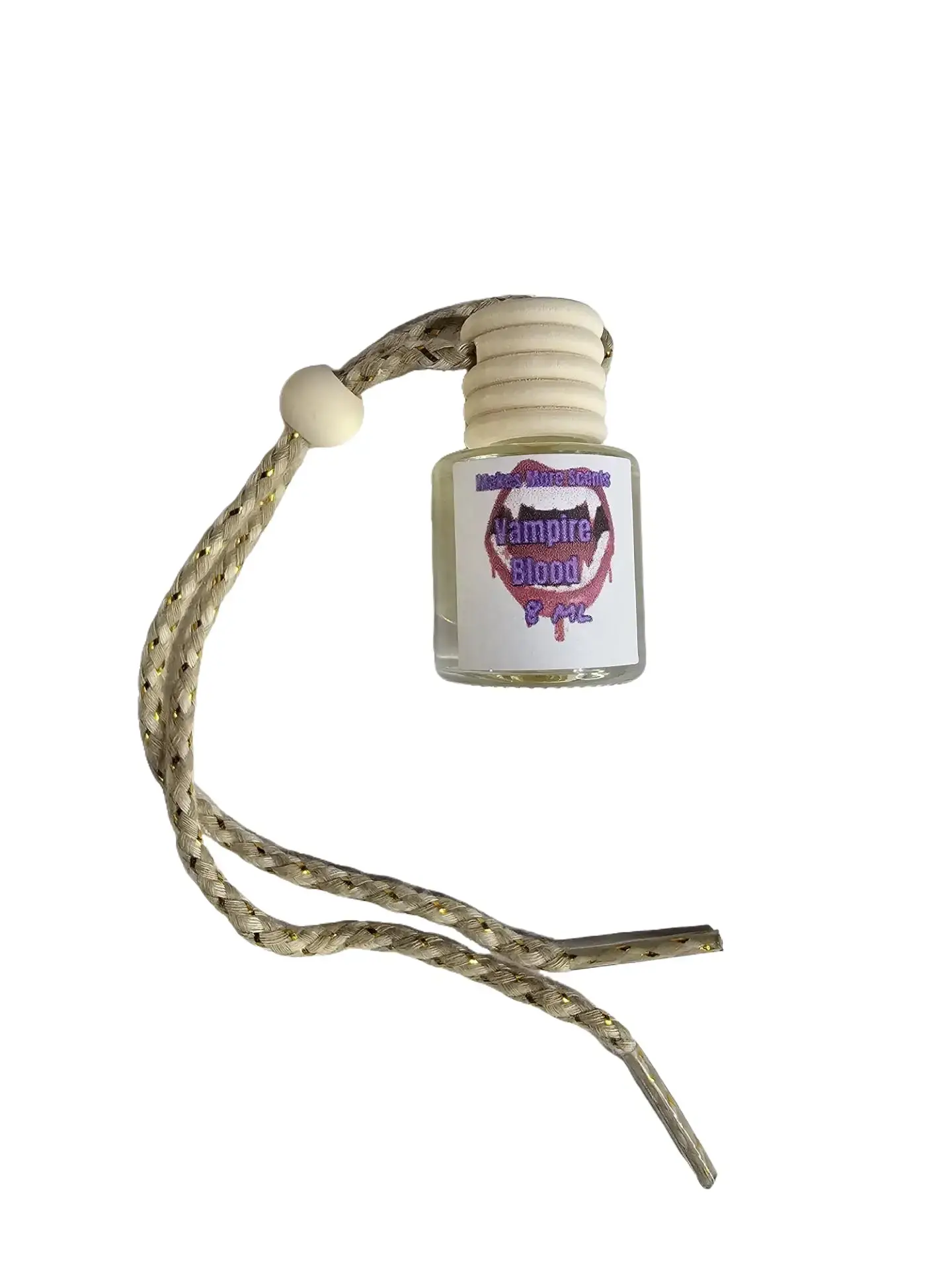 Vampire Blood Car Diffuser - 8ml Fragrance Accessory for Enthusiasts, Spicy/Blueberry/Floral Scents, Precision Diffusion, Long-Lasting Aroma, Controlled Scent for Driving, Dark Allure, Long-Lasting Scent Distribution