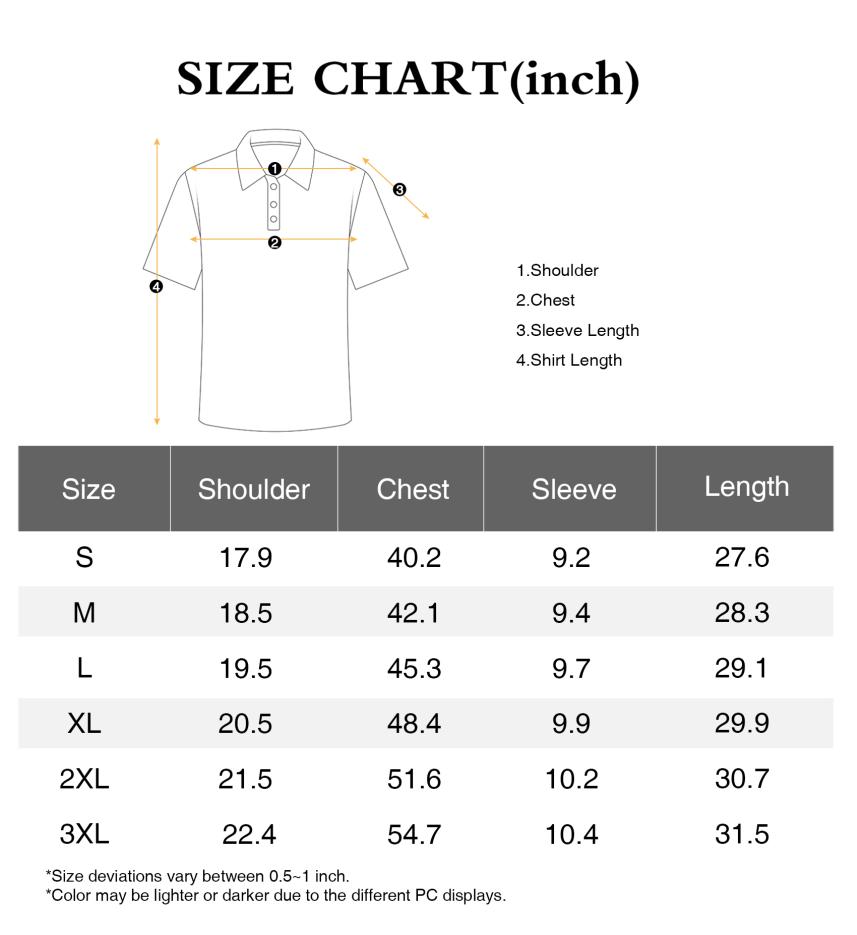 Alimens&Gentle Men's Printed Collar Short Sleeve All Over Print Polo Shirt, Moisture-Wicking, Lightweight, Stretchy, Regular Fit, Versatile for Daily or Business Casual