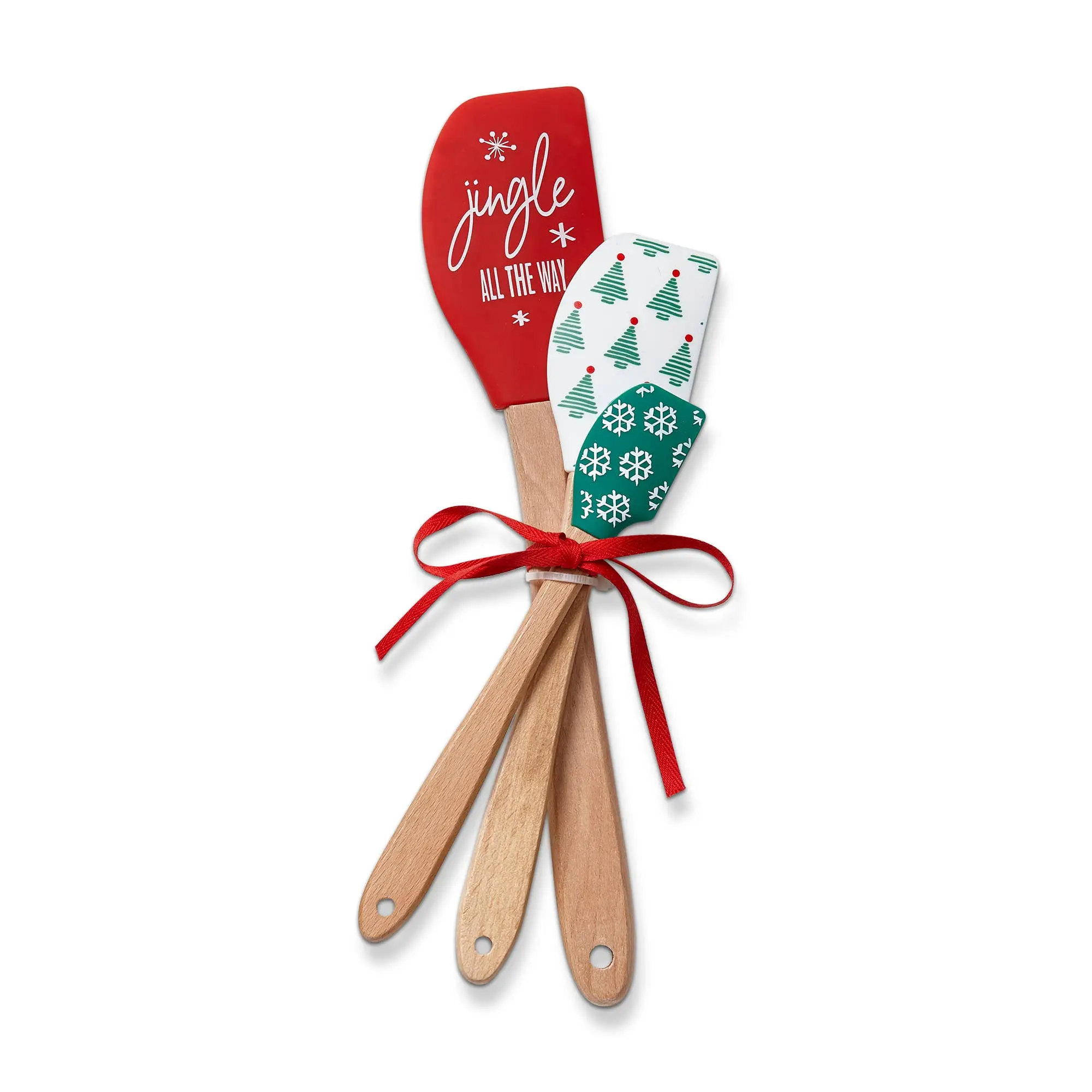 Festive Spatula Set of 3 Multi Silicone Christmas