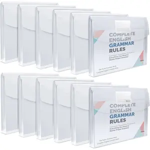 12 Pack Large Clear Folders for Documents,Legal Size(11x14 inch), Plastic Envelopes with Snap Closure,Poly Envelope File Folder with 1 Inch Expansion,for School  Office Organizer