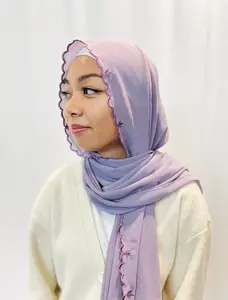 Chiffon Embroidery Hijab