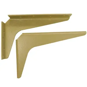 A & M Hardware  8 In. X 12 In. Work Station Brackets - Almond