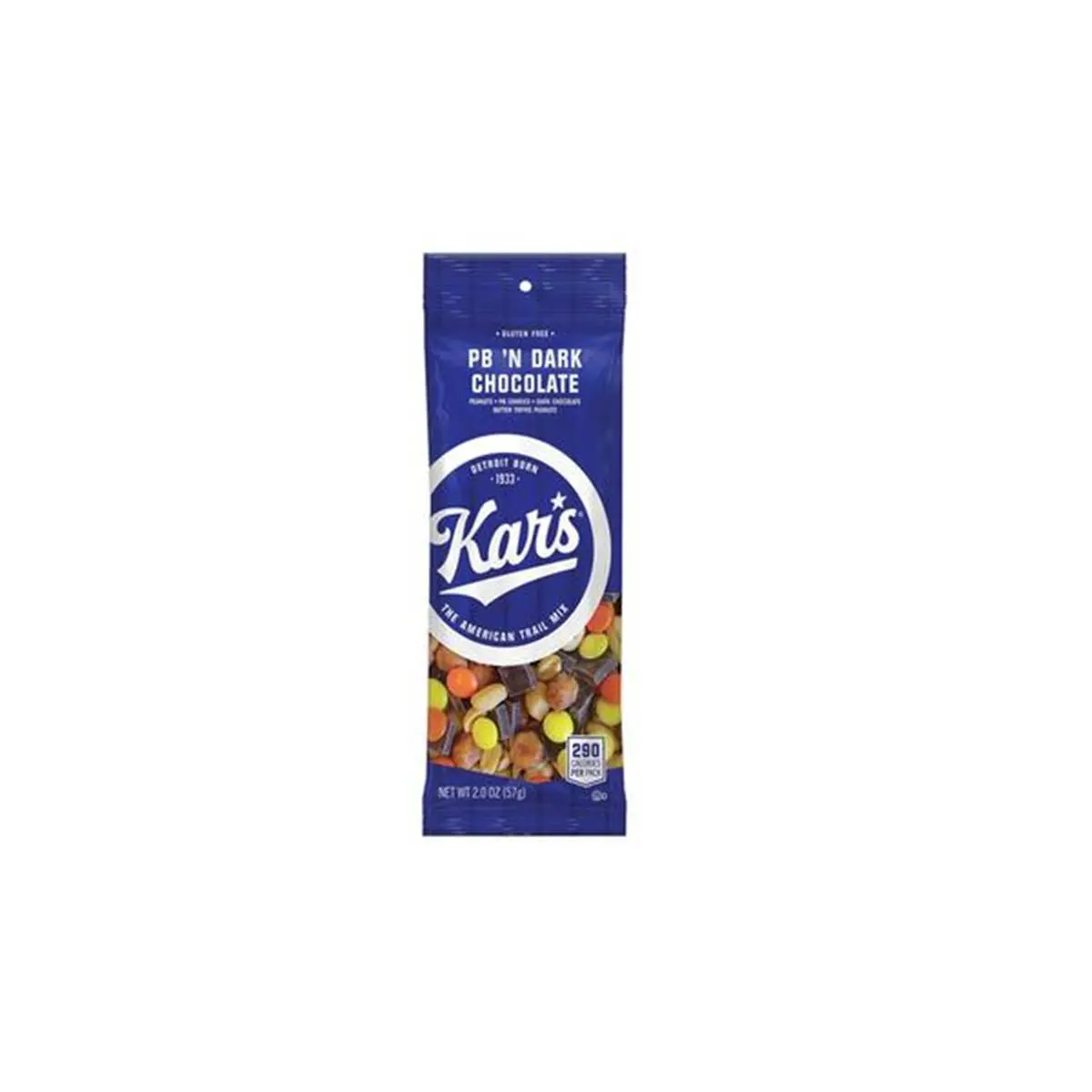 Kars 9064004 2 oz Peanut Butter & Dark Chocolate Trail Snack Mix, Bagged, Pack of 12