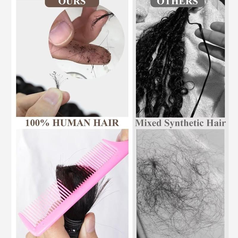 GK 18 Inch Human Braiding Hair for Boho Braids Deep Wave Bulk Human Hair 100% Unprocessed Brazilian Virgin Hair for Braiding Bohemian No Weft 1 Bundles 100g Natural Color