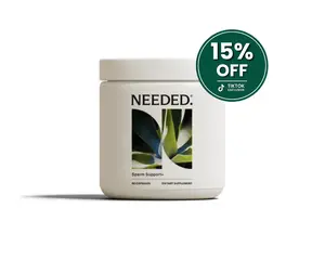 NEEDED Sperm Support+ Male Fertility Supplement – NAC, Shilajit, Probiotics for Sperm Health & Vitality